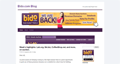 Desktop Screenshot of blog.bido.com